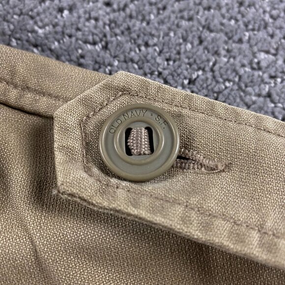 Vintage Old Navy Military Field Jacket Coat Men's Large Khaki Button Up - Picture 6 of 16